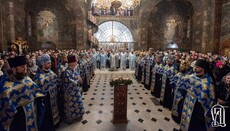 В канун праздника Введения Предстоятель возглавил всенощное бдение в Лавре