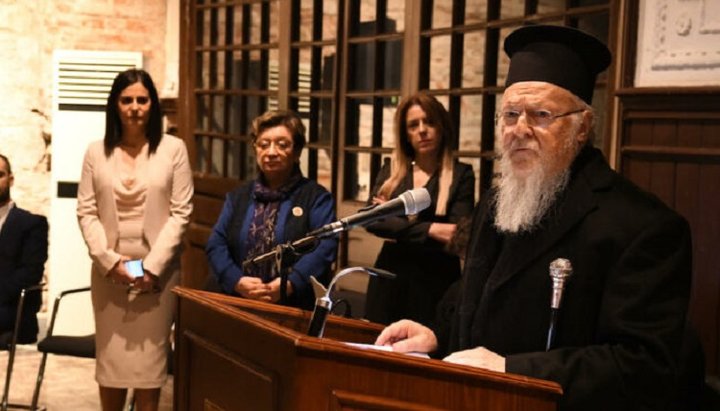 Патриарх Варфоломей на мероприятии в греческой школе в Стамбуле. Фото: Ecumenical Patriarchate