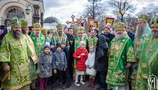 Предстоятель очолив святкування Собору всіх преподобних Печерських у лаврі