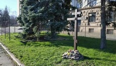 На Куликовом поле в Одессе сломали только установленный памятный крест