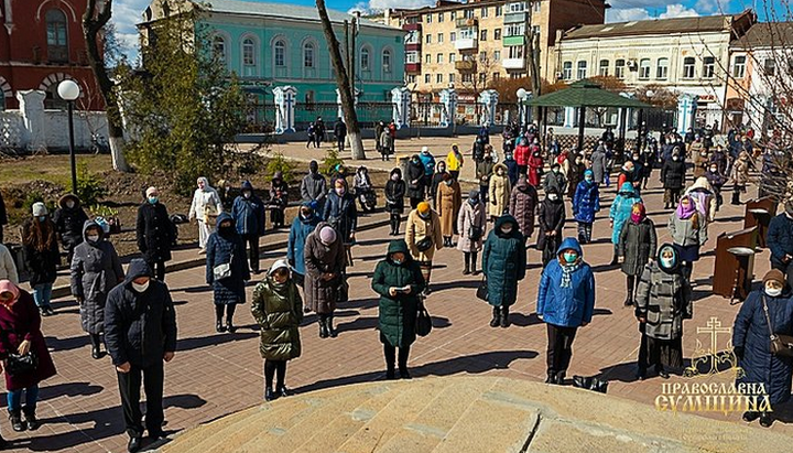 В Сумской епархия рассказали, как проводят службы в условиях карантина. Фото: portal-pravoslavie.sumy.ua