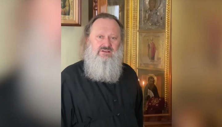 Met. Pavel speaks about the situation with the incidence in the monastery. Photo: a video screenshot from the YouTube channel “Lavra. Path of Salvation”