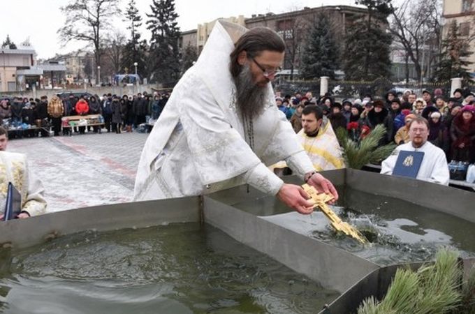 Православные УПЦ отметили Крещение Господне. Репортаж