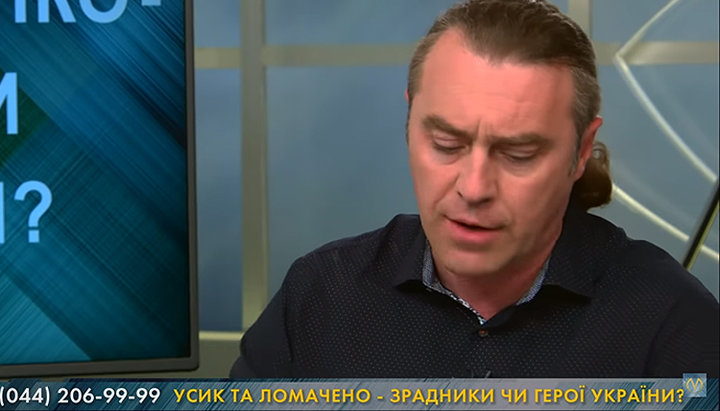 Член Політради ВО «Свобода», депутат Київської міської ради Ігор Мірошниченко. Фото: скріншот відео на YouTube-каналі «Магнолія-ТВ»