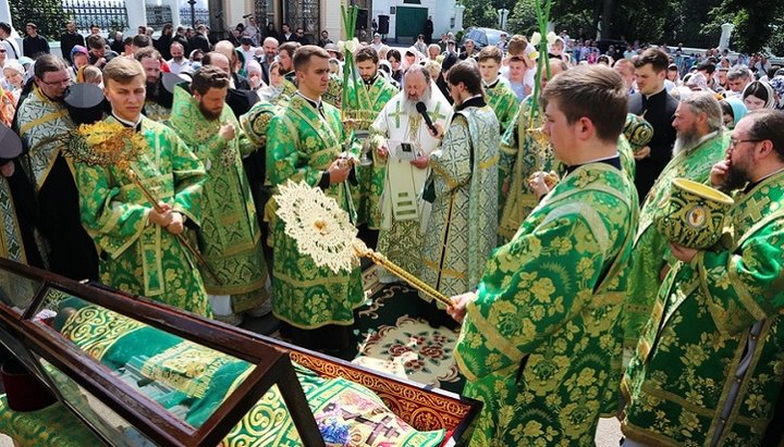 Празднование памяти преподобного Агапита Печерского. Фото: lavra.ua