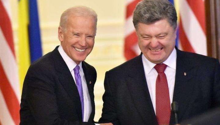 Petro Poroshenko and Joe Biden. Photo: verelq.am