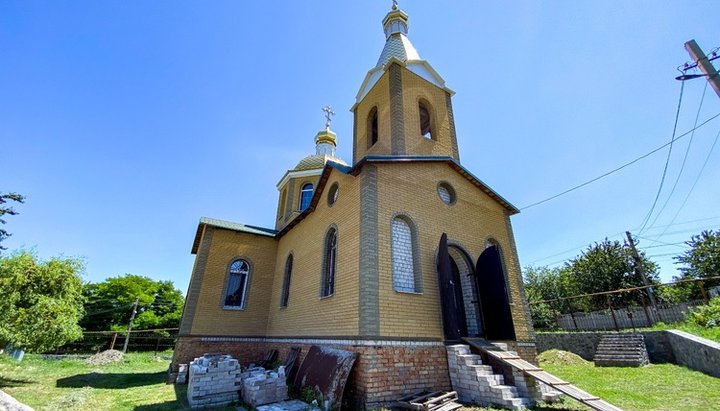 Споруджуваний храм УПЦ в селищі Діївка-2 міста Дніпра. Фото: eparhia.dp.ua