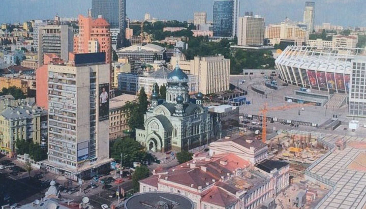 Проект Троицкого храма в Киеве. Фото: troitskiy.church.ua