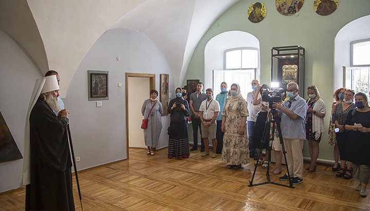 Відкриття виставки до Дня Хрещення Русі у Свято-Успенській Києво-Печерській лаврі. Фото: lavra.ua