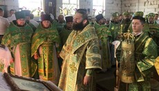 Prima liturghie în biserica din Annovka construită în locul celei capturate