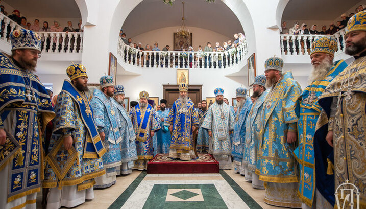 Престольний день у жіночому монастирі УПЦ села Фасова. Фото: news.church.ua+