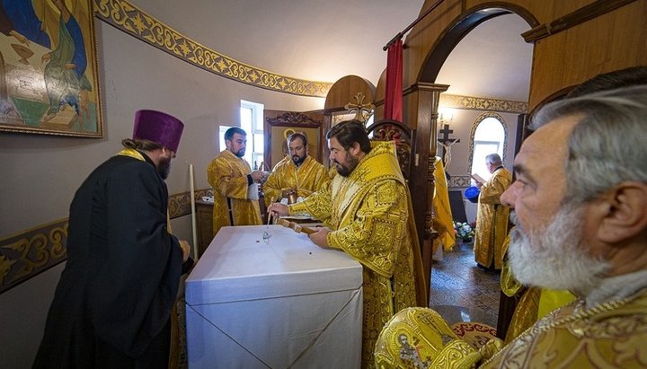 Освячення хрестильного храму Свято-Покровської громади УПЦ в Коротичі. eparchia.kharkov.ua