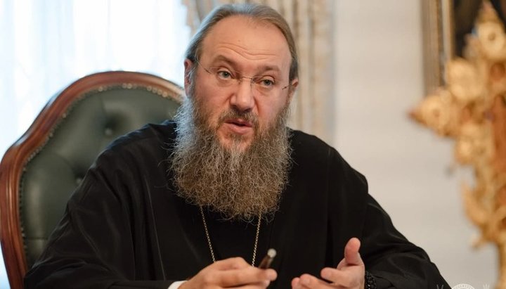 Chancellor of the UOC Metropolitan Anthony (Pakanich). Photo: vesti.ua