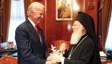 Biden to Patriarch Bartholomew: We need your guidance