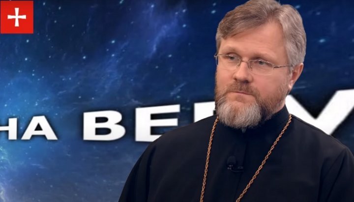 Archpriest Nikolai Danilevich, Deputy Head of the Department for External Church Relations of the UOC. Photo: screenshot of the video of First Cossack youtube channel.