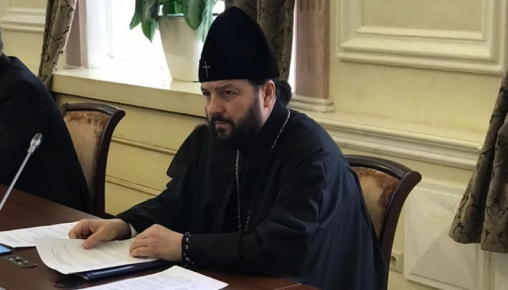 Șeful adjunct al Departamentului pentru Relații Bisericești Eal Patriarhiei Moscovei, arhiepiscopul Leonid de Vladikavkaz și Alania. Imagine: mospat.ru