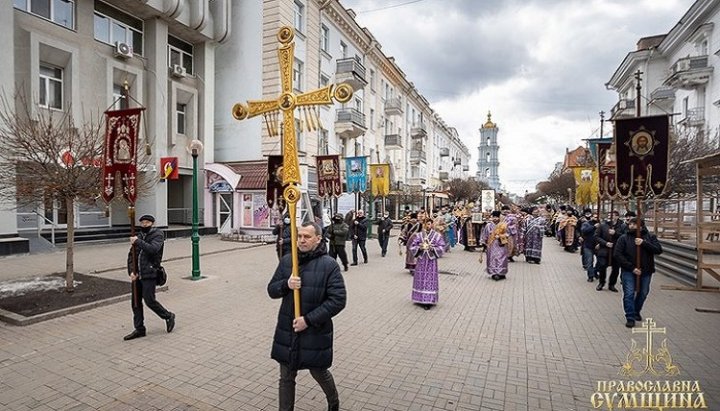 Крестный ход в честь Торжества Православия в Сумской епархии УПЦ. Фото: portal-pravoslavie.sumy.ua