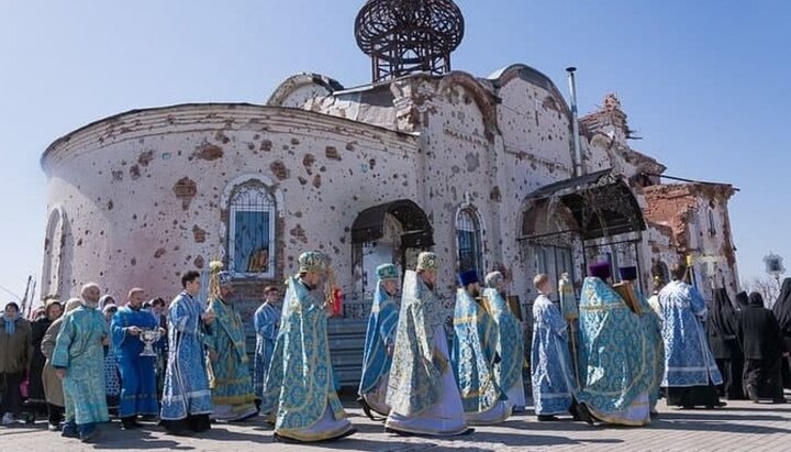 Відроджений Іверський монастир УПЦ в Донецьку. Фото: donetsk.church.ua