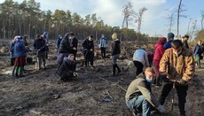 Священики Ніжинської та Тернопільської єпархій висадили дерева