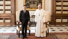 Zelensky tells the pontiff Ukrainians anticipate canonization of Sheptytsky