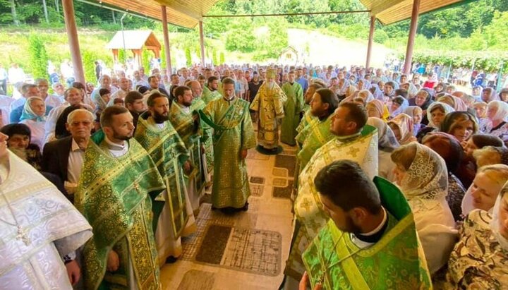 Престольный праздник в Свято-Серафимовском монастыре Мукачевской епархии. Фото: m-church.org.ua