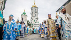 Предстоятель УПЦ очолив урочистості на честь Почаївської ікони Божої Матері