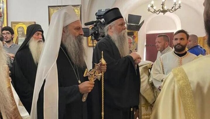 Enthronement of Metropolitan Joannikije. Photo: novosti.rs