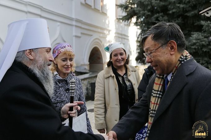 В день памяти свт. Николая Японского посол Японии посетил Святогорскую Лавру