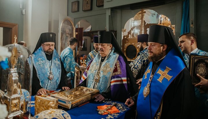 Slujba de Priveghere în orașul Chełm (Polonia). Imagine: pagina de Facebook a episcopului Victor.