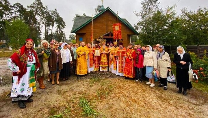 Храм УПЦ КП у Клавдієво-Тарасовому. Фото: прес-служба УПЦ КП