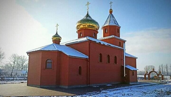 Церква УПЦ на честь Амфілохія Почаївського в Мельниках-Річицьких. Фото: Facebоok-сторінка БФ «Фавор».