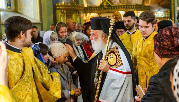 Патриарх Феодор во время визита в Одессу. Фото: Единая Одесса