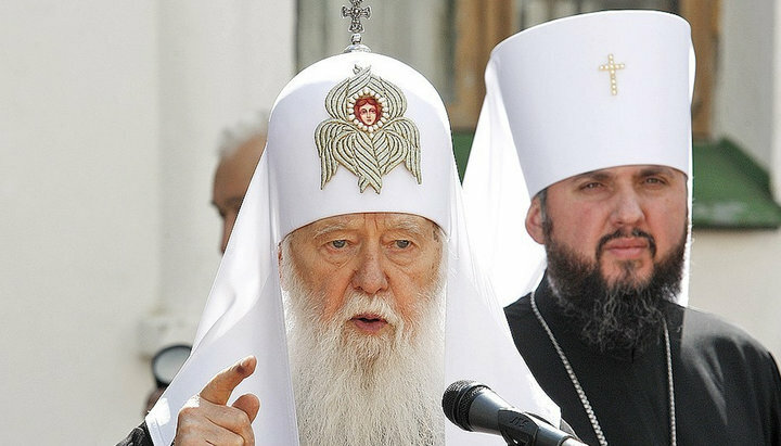 Filaret Denisenko și Epifanie Dumenko. Imagine: crimea.kp.ru