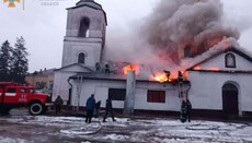 В Нежинской епархии пожар повредил крышу Воскресенского храма