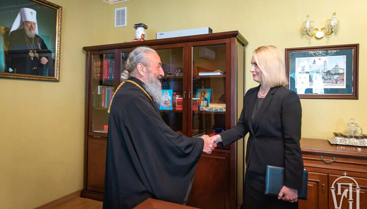 Primate of UOC meets with U.S. Ambassador to Ukraine