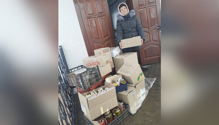 Прихожане Троицкого храма в Носовке собрали продукты для ВСУ. Фото: Facebook-страница Нежинской епархии