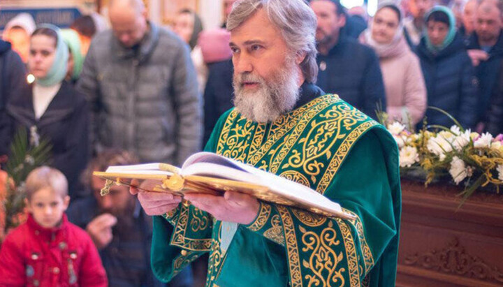 Протодиякон УПЦ, ексдепутат Верховної Ради Вадим Новинський. Фото: news.church.ua