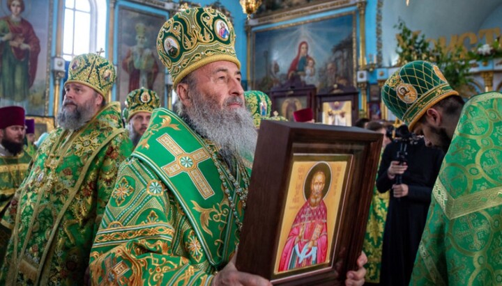 Предстоятель УПЦ Блаженнейший Митрополит Онуфрий. Фото: news.church.ua