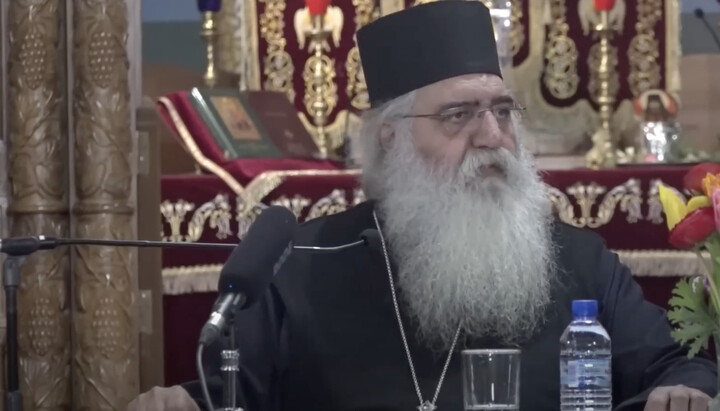 Metropolitan Neophytos. Photo: a screenshot from the YouTube channel ΟΜΙΛΙΕΣ ΜΗΤΡΟΠΟΛΙΤΟΥ ΜΟΡΦΟΥ