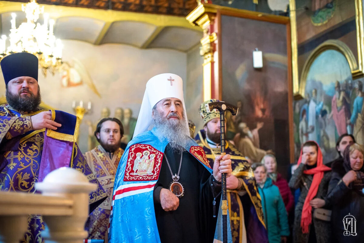 A Liturgy in the Kyiv Pechersk Lavra. Photo: t.me/s/upc_news