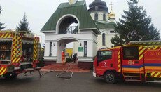 У селищі Гребінки горів Покровський храм УПЦ