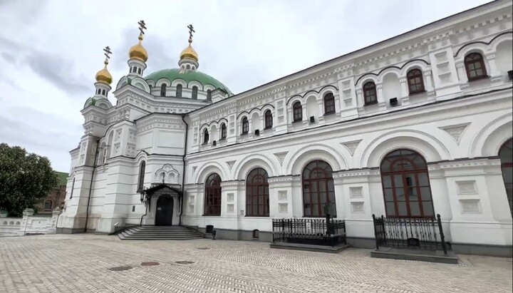 Закрытый Трапезный храм Киево-Печерской лавры. Фото: скриншот видео Информационно-просветительского отдела УПЦ