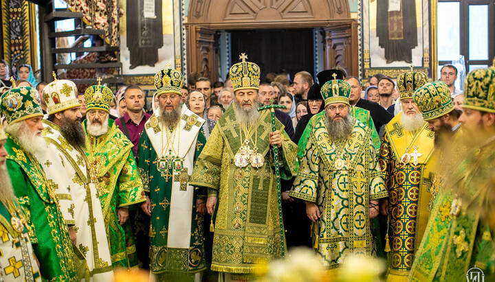 Блаженніший у Києво-Печерській лаврі. Фото: news.church.ua