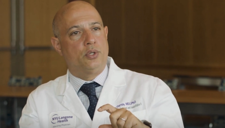 Sam Parnia, profesor asociat de medicină la NYU Langone Health. Imagine: New York Post