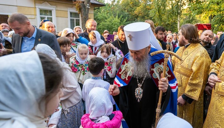 Предстоятель УПЦ Блаженніший Митрополит Онуфрій. Фото: news.church.ua