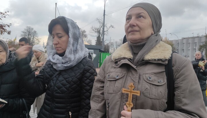 There is a continuous daily prayer at the Kyiv-Pechersk Lavra. Photo: Telegram channel “Pershy Kozatsky”