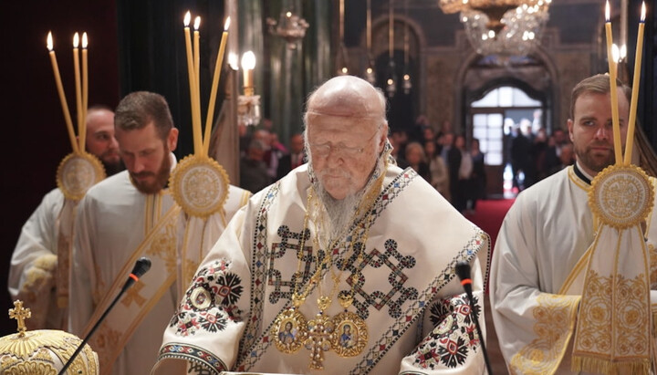 Patriarch Bartholomew. Photo: orthodoxianewsagency.gr