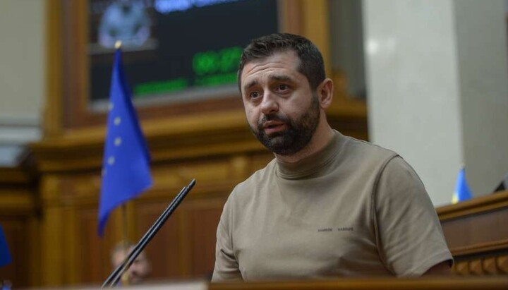 Conducătorul fracțiunii parlamentare Slujitorul Poporului, David Arahamia. Imagine: rada.gov.ua