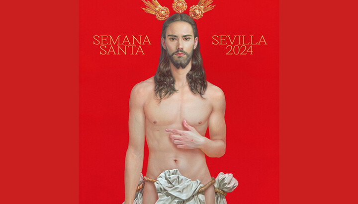 В Испании вызвал скандал постер Страстной недели с изображением Христа