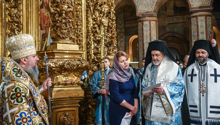 Ντουμένκο και Μητροπολίτης Εμμανουήλ. Φωτογραφία: Ιστοσελίδα OCU